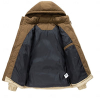 Errol | Men's Hooded Puffer Jacket with Cosy Padding and Festive Feel