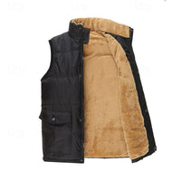 Foster | Men's Padded Gilet with Fleece Lining and Free Arms