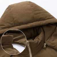 Errol | Men's Hooded Puffer Jacket with Cosy Padding and Festive Feel