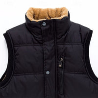 Foster | Men's Padded Gilet with Fleece Lining and Free Arms