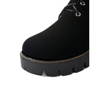 Brenna | Women's Knee High Boots with Fur Cuff and Lace Up Front