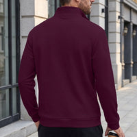 Grady | Men's Quarter Zip Pullover with Textured Knit and Classic Cut
