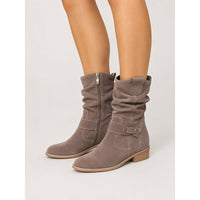 Josephine | Women's Ankle Boots with Block Heel and Slouch Shape