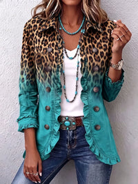 Lois | Women's Boho Jacket with Ruffled Trim and Flattering Shape