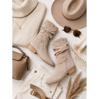 Josephine | Women's Ankle Boots with Block Heel and Slouch Shape