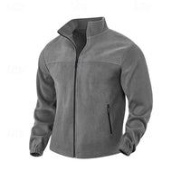 Jarvis | Men's Full Zip Jacket with Stand Collar and Soft Warmth
