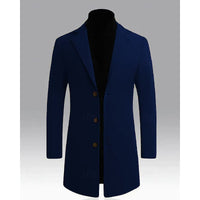 Chester | Refined Long Overcoat in Black