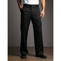 Emerson | Tailored Straight-Leg Trousers in Black