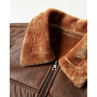Ewan | Men's Quilted Puffer Jacket with Fur Collar and Warm Lining
