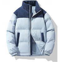 Merrick | Men's Puffer Jacket with Stand Collar and Generous Padding
