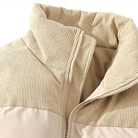 Merrick | Men's Puffer Jacket with Stand Collar and Generous Padding