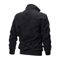 Gerald | Men's Bomber Jacket with Military Style and Warm Lining