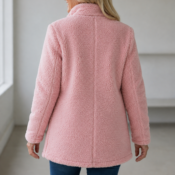 Angie | Women's Quilted Jacket with Fleece Lining and Longer Length