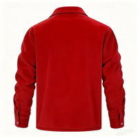 Dalton | Ribbed Fleece-Lined Jacket in Brown