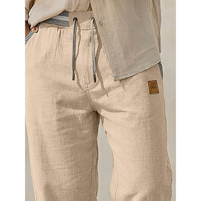 Hugo | Relaxed Drawstring Trousers in Khaki