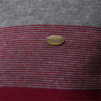 Reuben | Men's Quarter Zip Jumper with Colour Block and Warm Knit