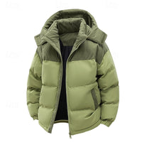 Errol | Men's Hooded Puffer Jacket with Cosy Padding and Festive Feel