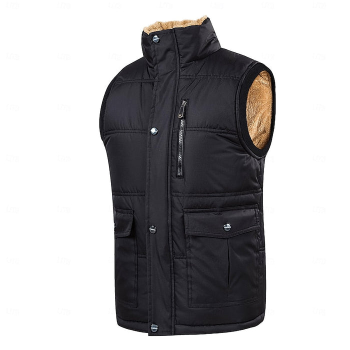 Foster | Men's Padded Gilet with Fleece Lining and Free Arms