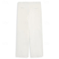 Emerson | Tailored Straight-Leg Trousers in Black
