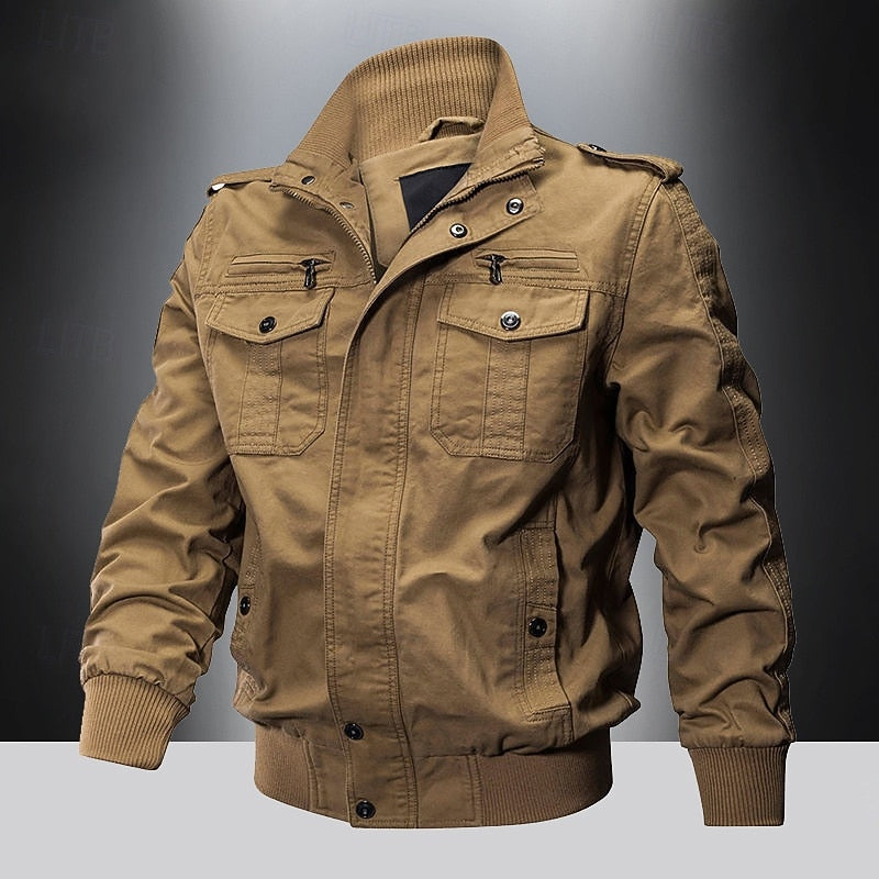 Hamish | Men's Utility Jacket with Field Style and Relaxed Fit