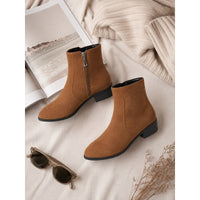 Hazel | Women's Ankle Boots with Low Block Heel and Tailored Shape