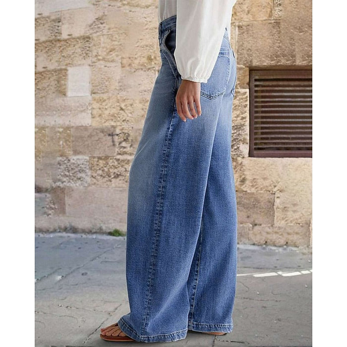 Marianne | Wide-Leg Jeans in Blue