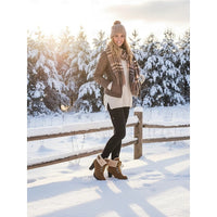 Ramona | Women's Ankle Boots with Lace Up Front and Warm Lining