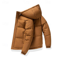 Leland | Men's Hooded Puffer Jacket with Thick Padding and Roomy Fit