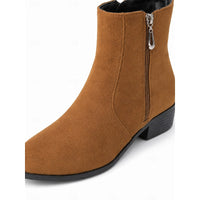 Hazel | Women's Ankle Boots with Low Block Heel and Tailored Shape