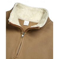 Clayton | Men's Quarter Zip Pullover with Standing Collar and Cosy Knit