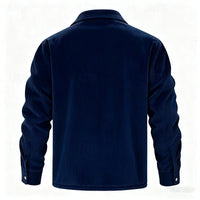Dalton | Ribbed Fleece-Lined Jacket in Brown