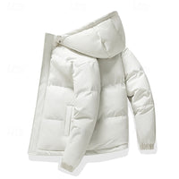 Leland | Men's Hooded Puffer Jacket with Thick Padding and Roomy Fit