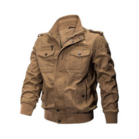 Gerald | Men's Bomber Jacket with Military Style and Warm Lining