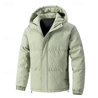 Leland | Men's Hooded Puffer Jacket with Thick Padding and Roomy Fit