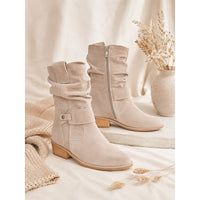Josephine | Women's Ankle Boots with Block Heel and Slouch Shape