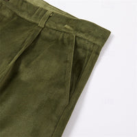 Gareth | Tailored Straight-Leg Trousers in Brown