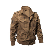 Gerald | Men's Bomber Jacket with Military Style and Warm Lining