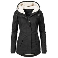 Imogen | Cosy Hooded Parka in Army Green