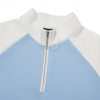 Nathaniel | Men's Quarter Zip Pullover with Gentle Texture and Warm Knit