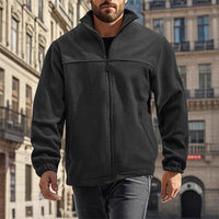 Jarvis | Men's Full Zip Jacket with Stand Collar and Soft Warmth