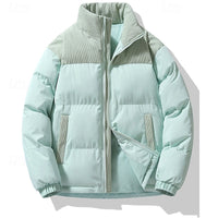 Merrick | Men's Puffer Jacket with Stand Collar and Generous Padding